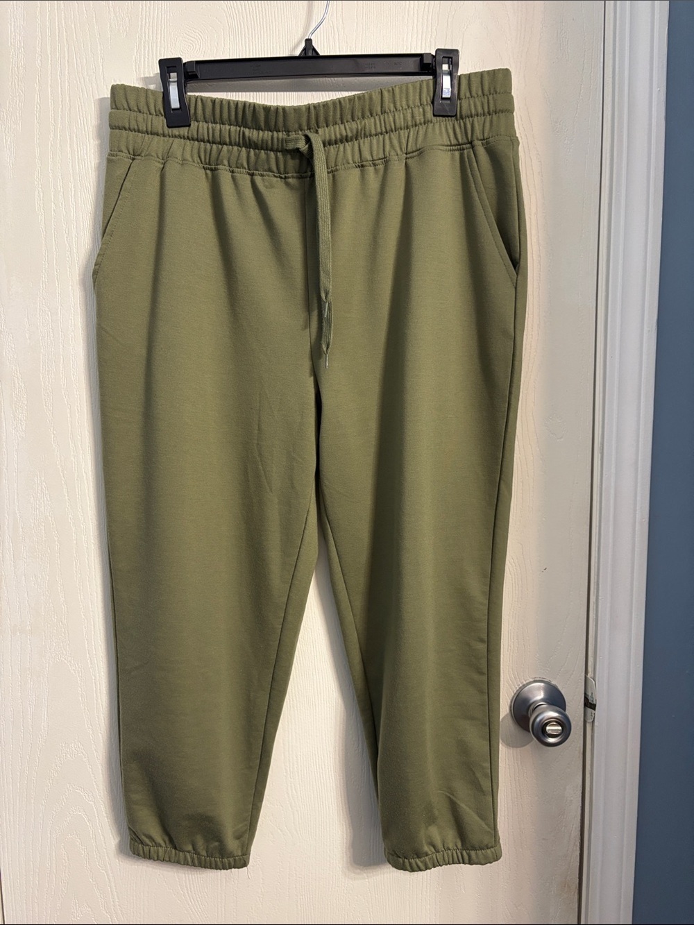 Fit Collective Olive Green Women's Jogger Pants with Elastic Waist